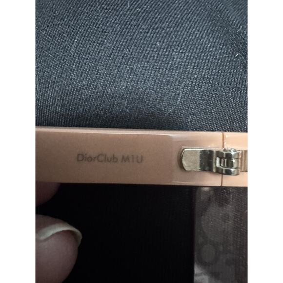 Christian Dior Women's DIORCLUB M1U Pink/Pink Logo Shield Sunglasses - Picture 9 of 14